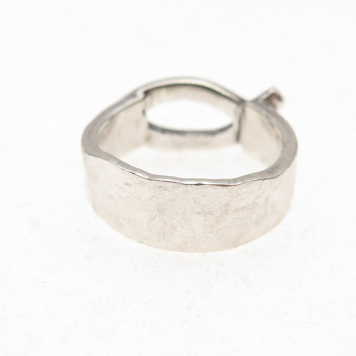 925 Sterling Silver Vintage Ichthys Religious Oxidized Ring Size 6