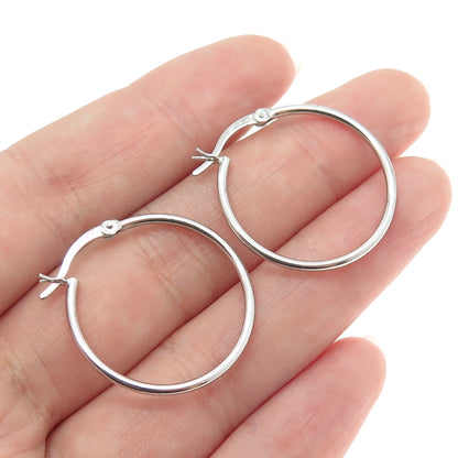 925 Sterling Silver Hoop Earrings