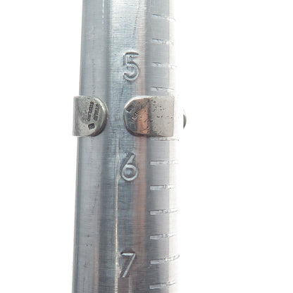 JOACHIM S’PALIU 925 Sterling Vintage Spain Modernist Adjustable Ring Size 5.75