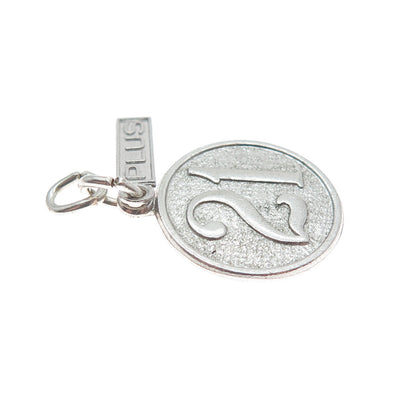 WELLS 925 Sterling Silver Vintage Lucky Number "21" Charm Pendant