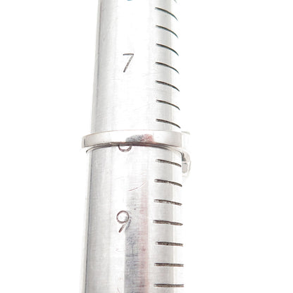 HN Heng Ngai 925 Sterling Silver Real Round-Cut Diamond Ring Size 8