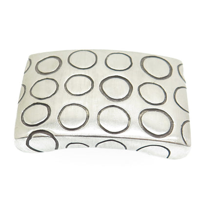 LISA JENKS 925 Sterling Silver Vintage Modernist Centerpiece Bracelet Part