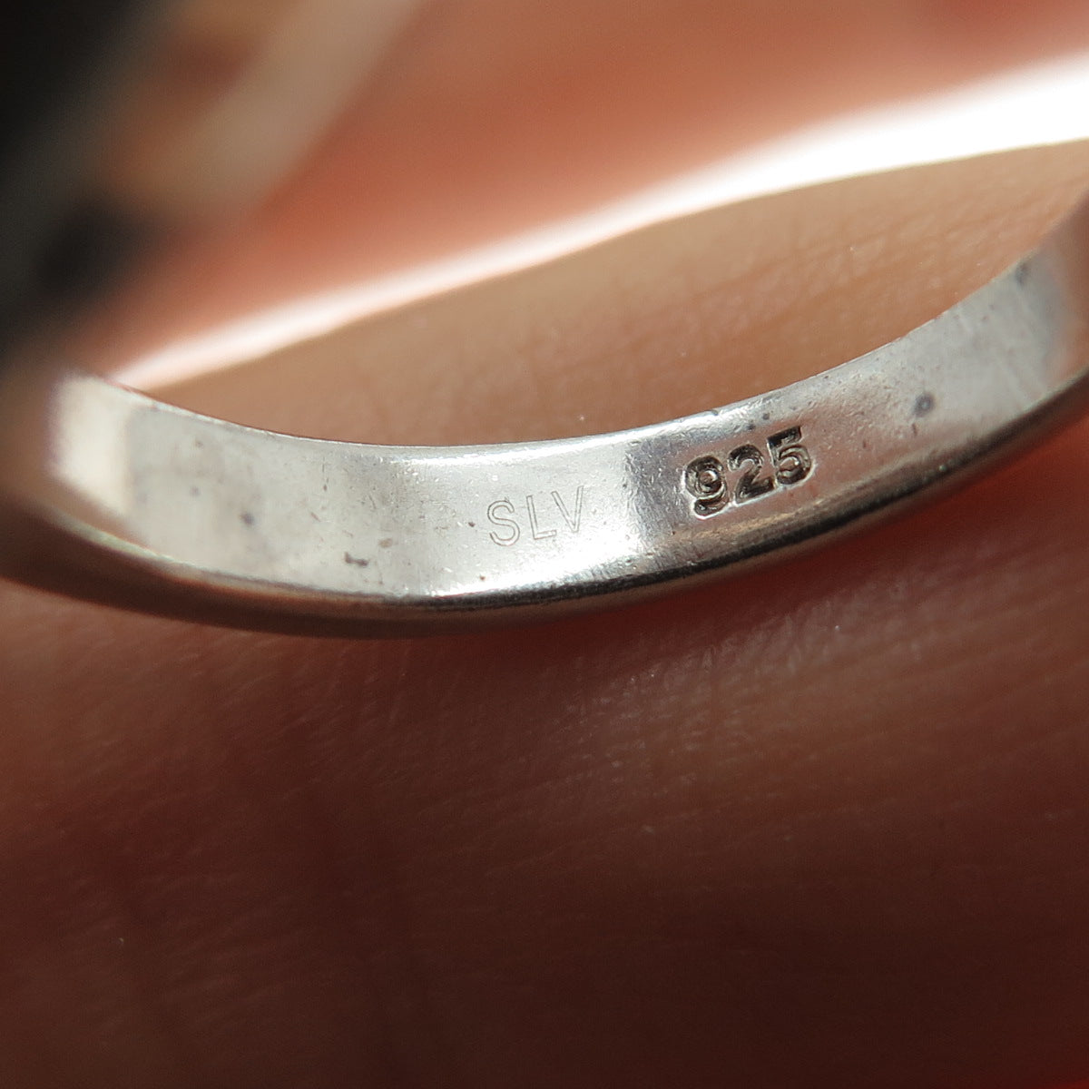 SLV Sadye L Vassil 925 Sterling Silver Vintage Swirl Heart Ring Size 7.25