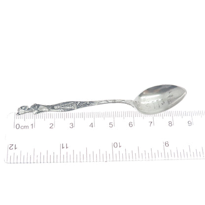 PAYE & BAKER 925 Sterling Antique Wisconsin Dells States & Cities Coffee Spoon