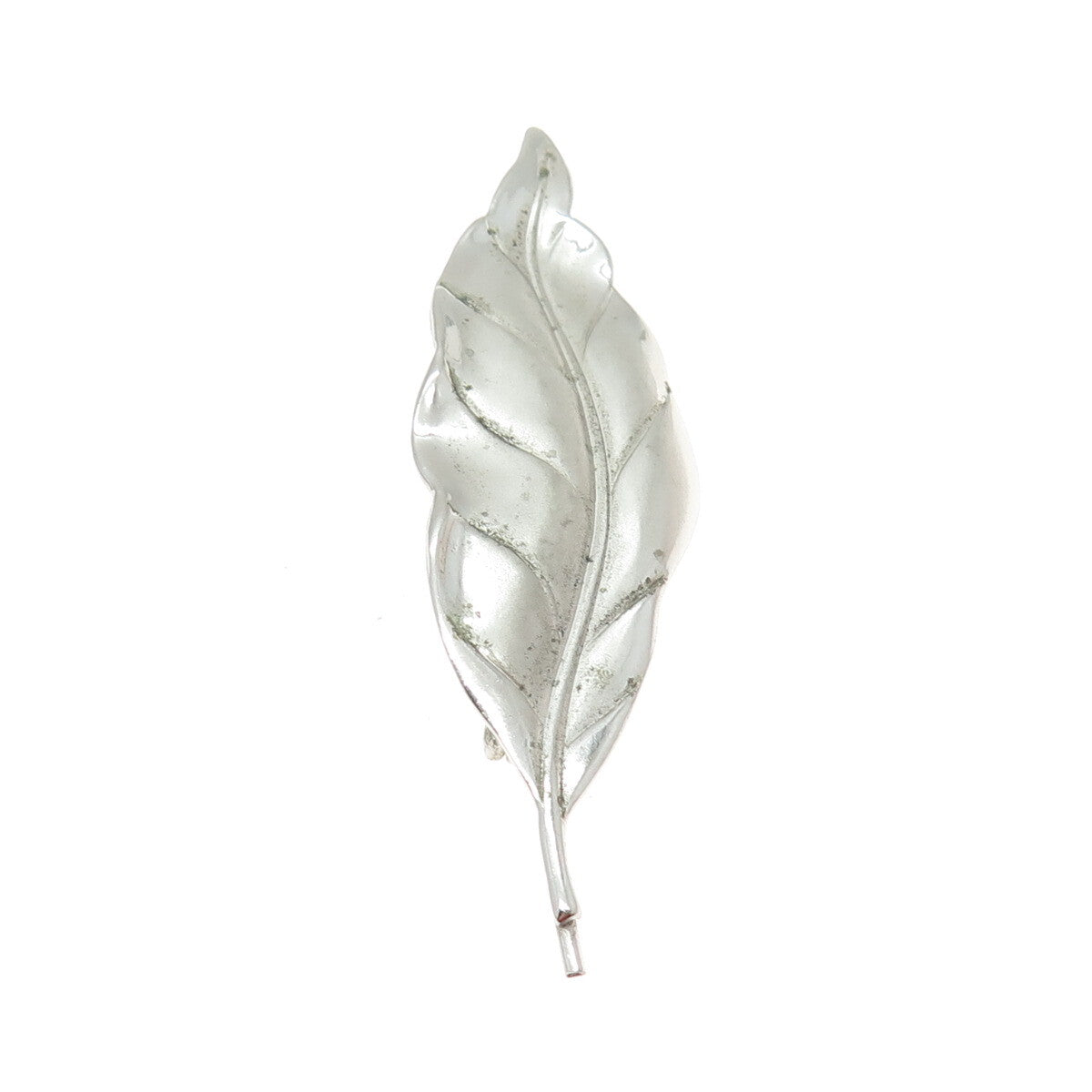 WINARD 925 Sterling Silver Antique Art Deco Leaf Pin Brooch