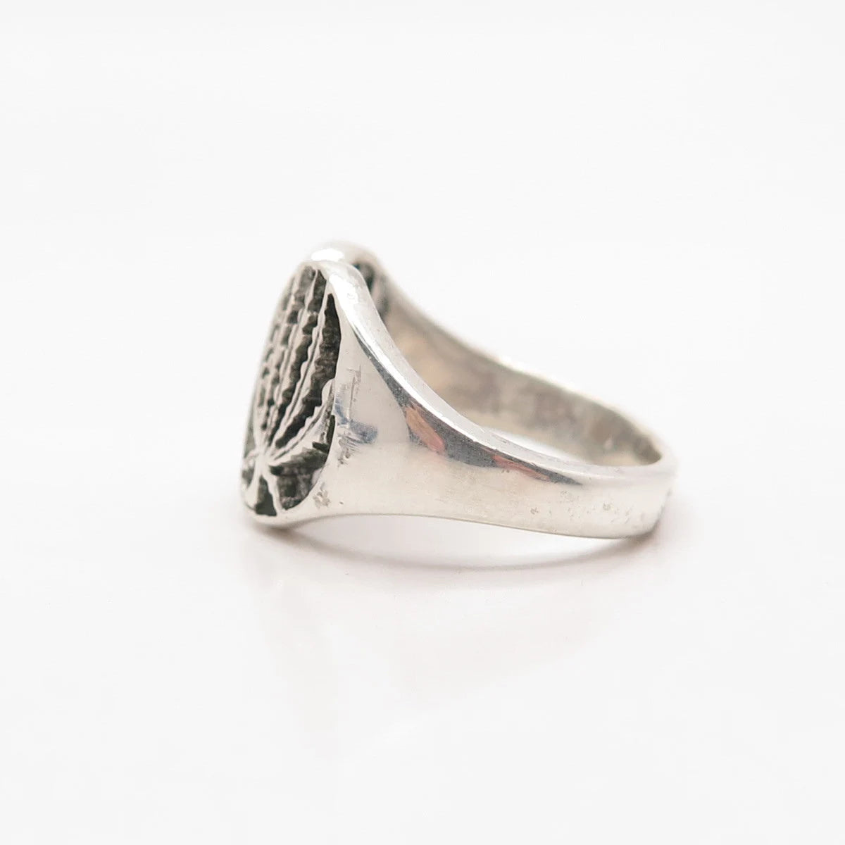 925 Sterling Silver Vintage Cactus Ring Size 5.75