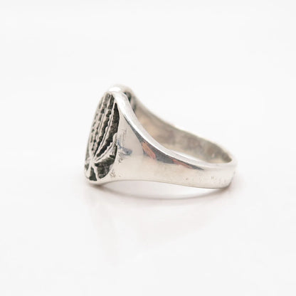 925 Sterling Silver Vintage Cactus Ring Size 5.75