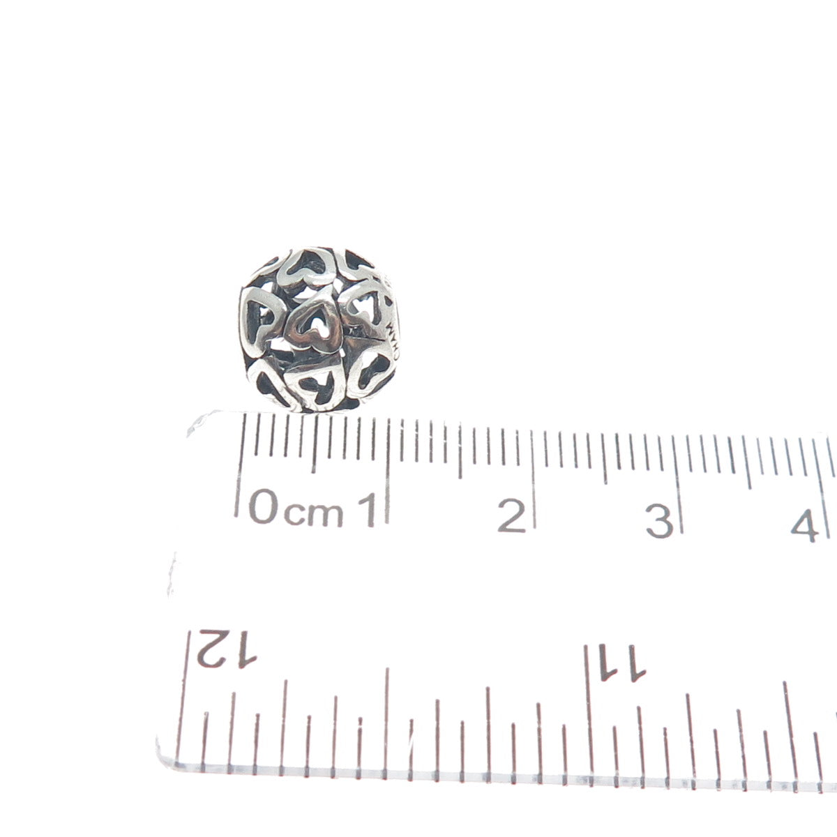 CHAMILIA 925 Sterling Silver Open Hearts Love Bead Charm