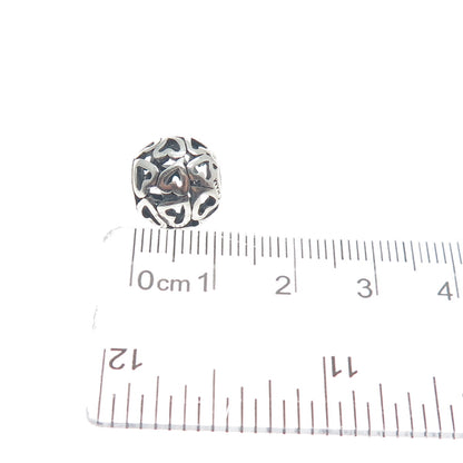 CHAMILIA 925 Sterling Silver Open Hearts Love Bead Charm
