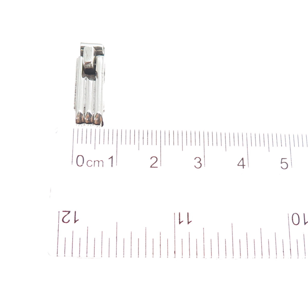 925 Sterling Silver Vintage Mexico Bracelet / Necklace Box Lock Clasp