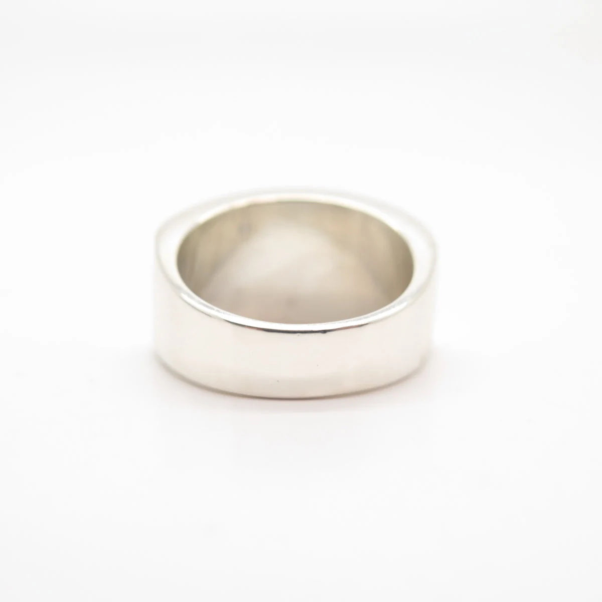 925 Sterling Silver Vintage Modernist Ring Size 8.5