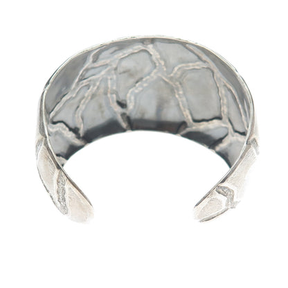 ESPERANZA 925 Sterling Silver Vintage Mexico Modernist Adjustable Bracelet 7"