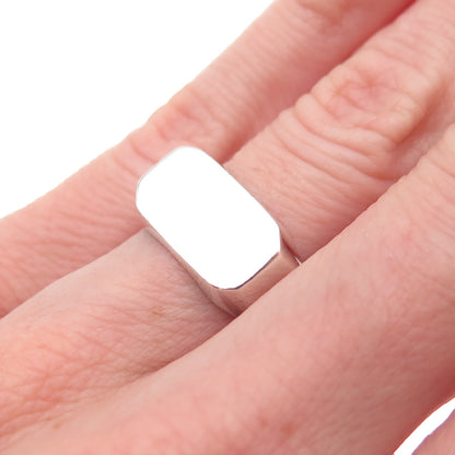 925 Sterling Silver Vintage Signet Ring Size 5.25