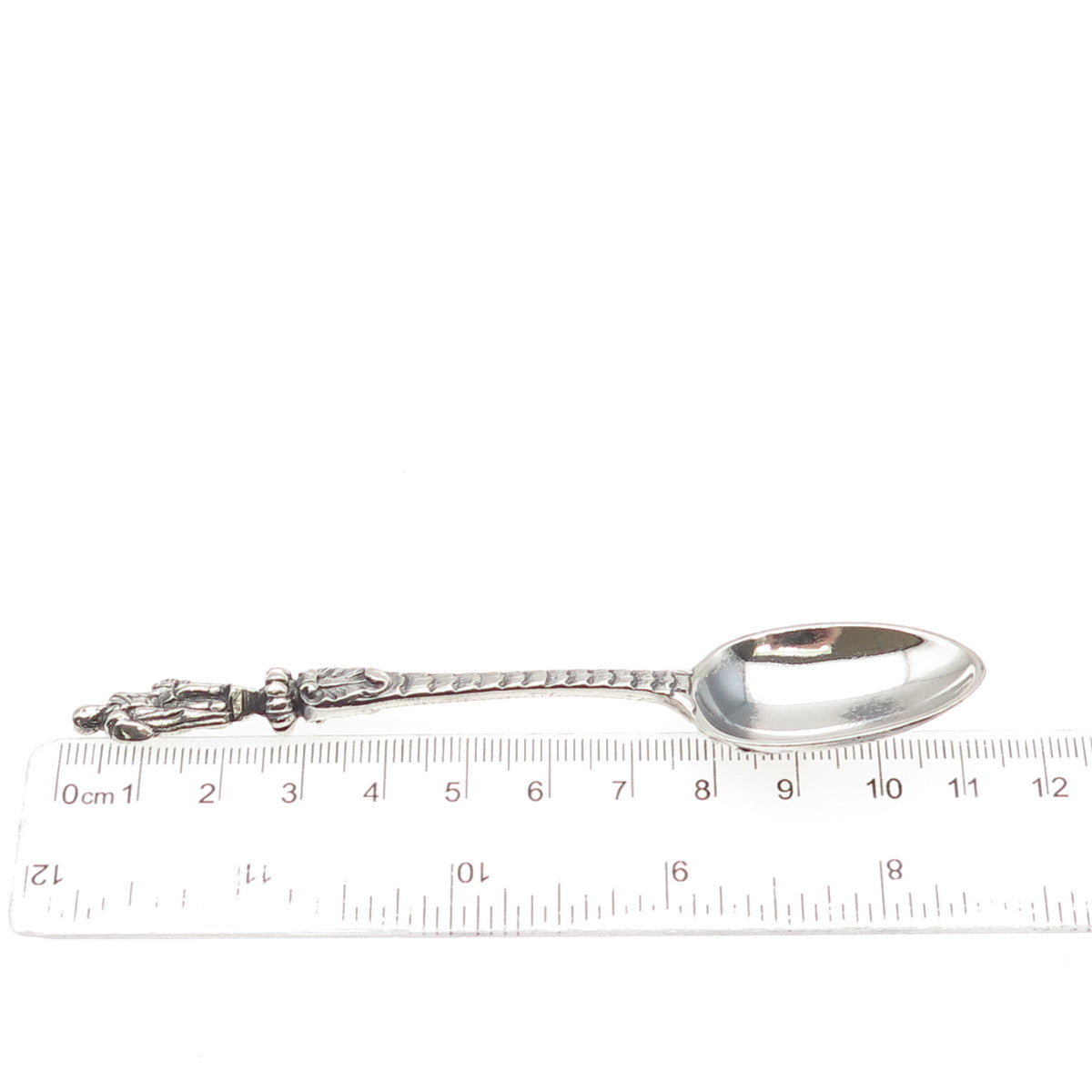 George Aldwinckle 925 Sterling Silver Antique 1862 London Apostle Coffee Spoon