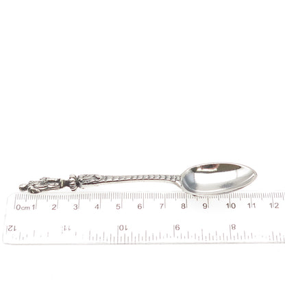 George Aldwinckle 925 Sterling Silver Antique 1862 London Apostle Coffee Spoon