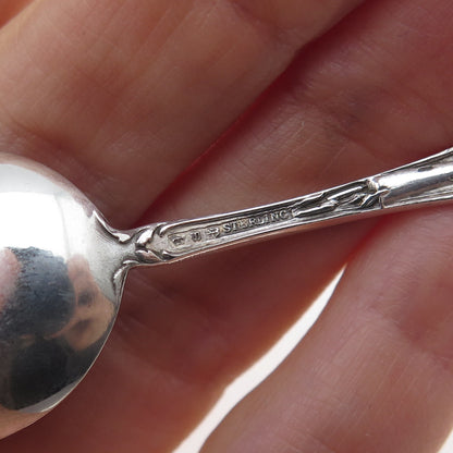 WATSON CO. 925 Sterling Silver Antique Art Deco Atlantic City Coffee Spoon