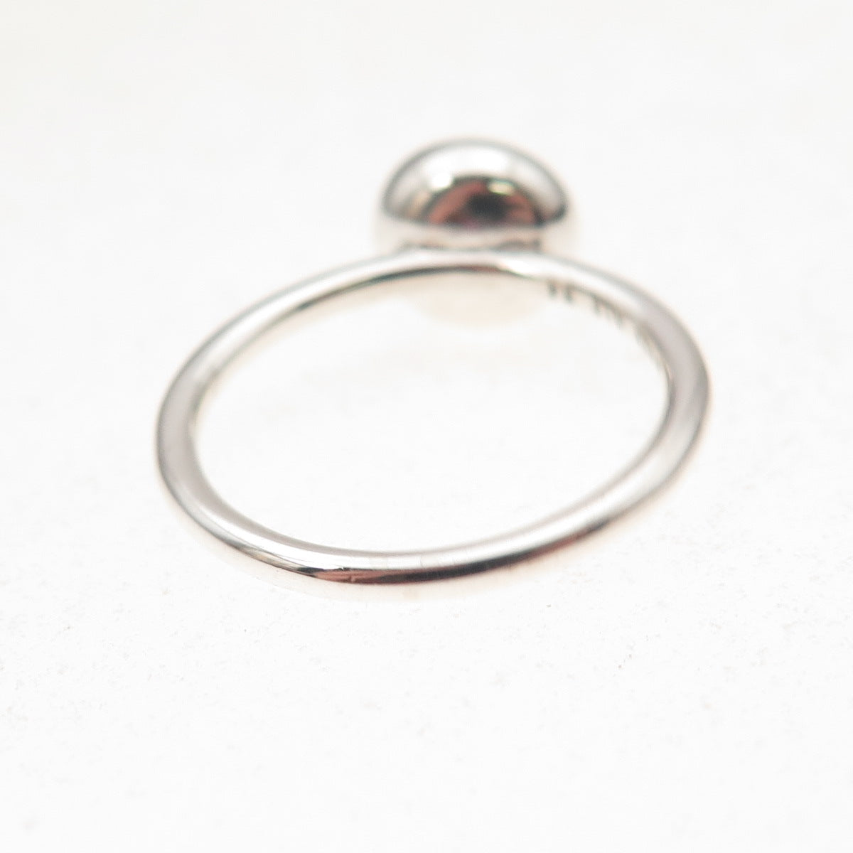 Pandora 925 Sterling Silver Clear Crystal Poetic Droplet Ring Size 6.75