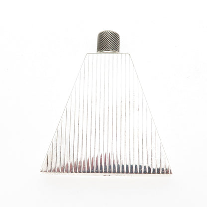 FORTUNOFF 925 Sterling Silver Vintage Italy Ribbed Perfume Bottle