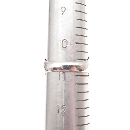 Old Pawn 925 Sterling Silver Vintage Southwestern Black Jasper Ring Size 11