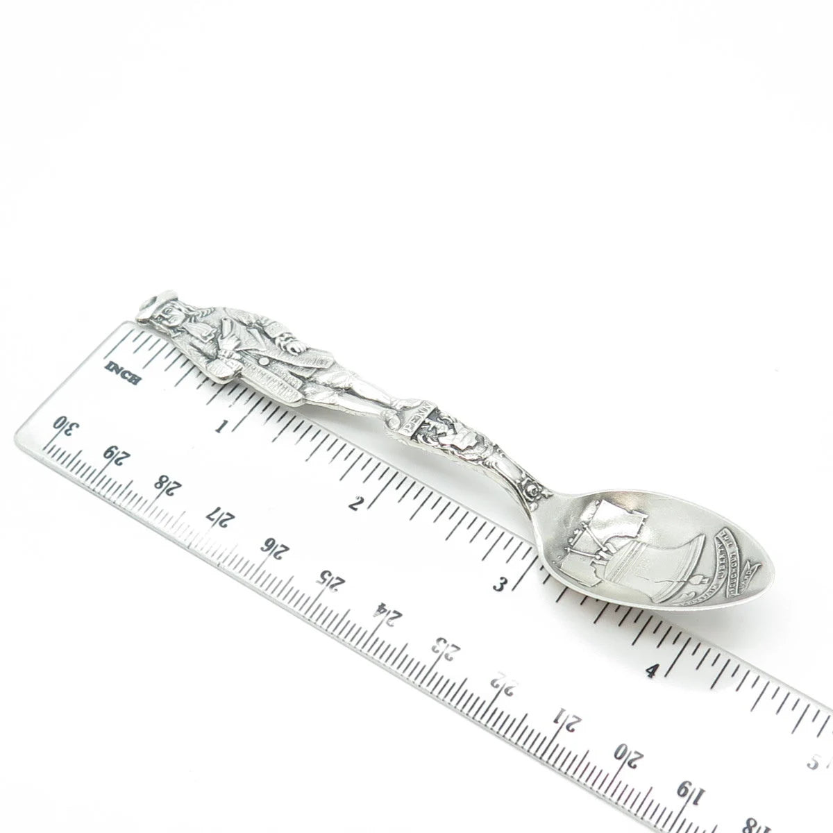 925 Sterling Silver Antique Art Deco Victor Seidman Mfg. Co. Liberty Bell Spoon