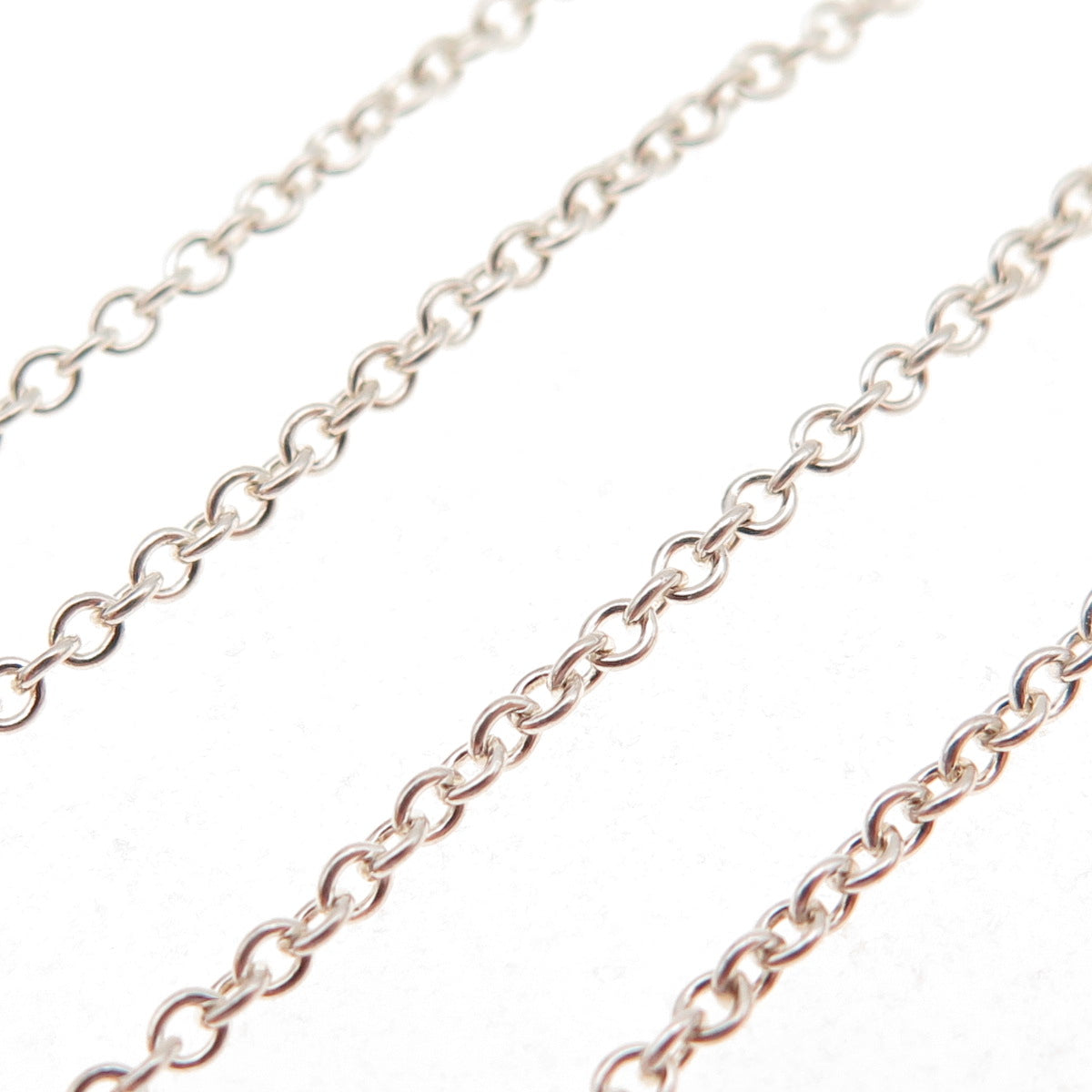 Tiffany & Co. Elsa Peretti 925 Sterling Silver Vintage Cable Chain Necklace 16"