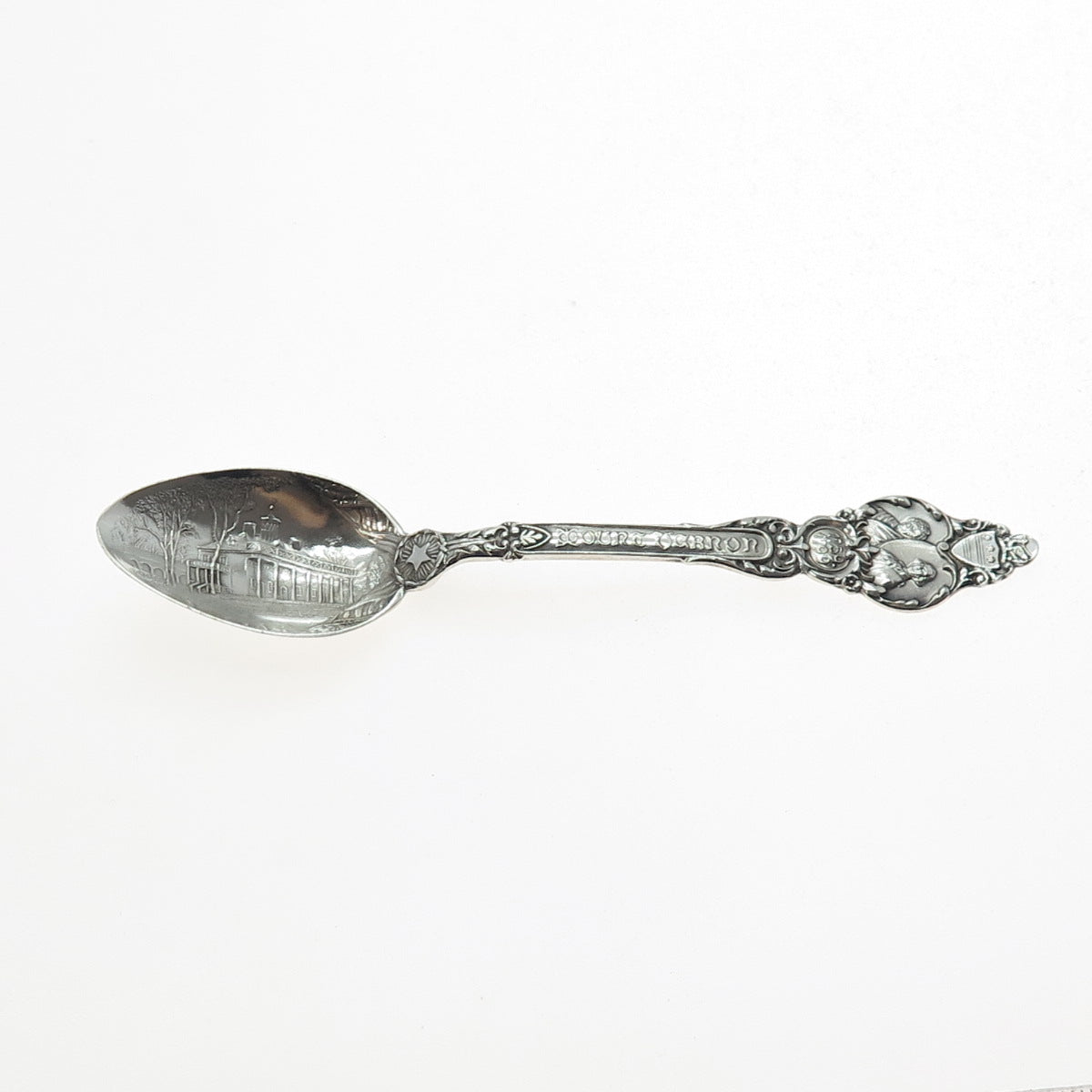 Moore & Leding 925 Sterling Silver Antique Art Deco Mount Vernon Coffee Spoon