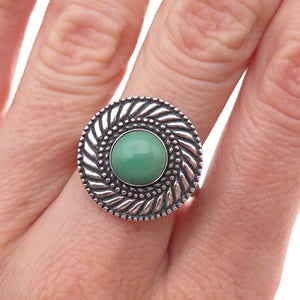 Carolyn Pollack Old Pawn Sterling Silver Vintage Royston Turquoise Ring Size 7