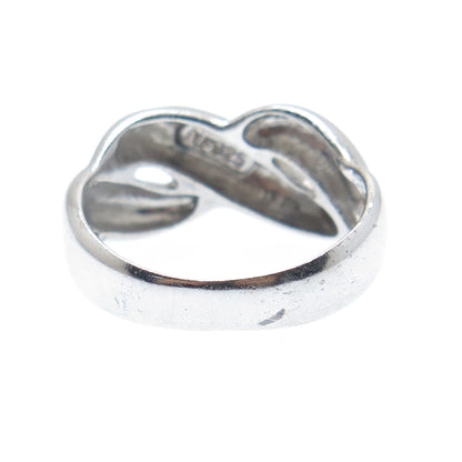 CHAPAL ZENRAY 925 Sterling Silver Vintage Infinity Ring Size 8.25