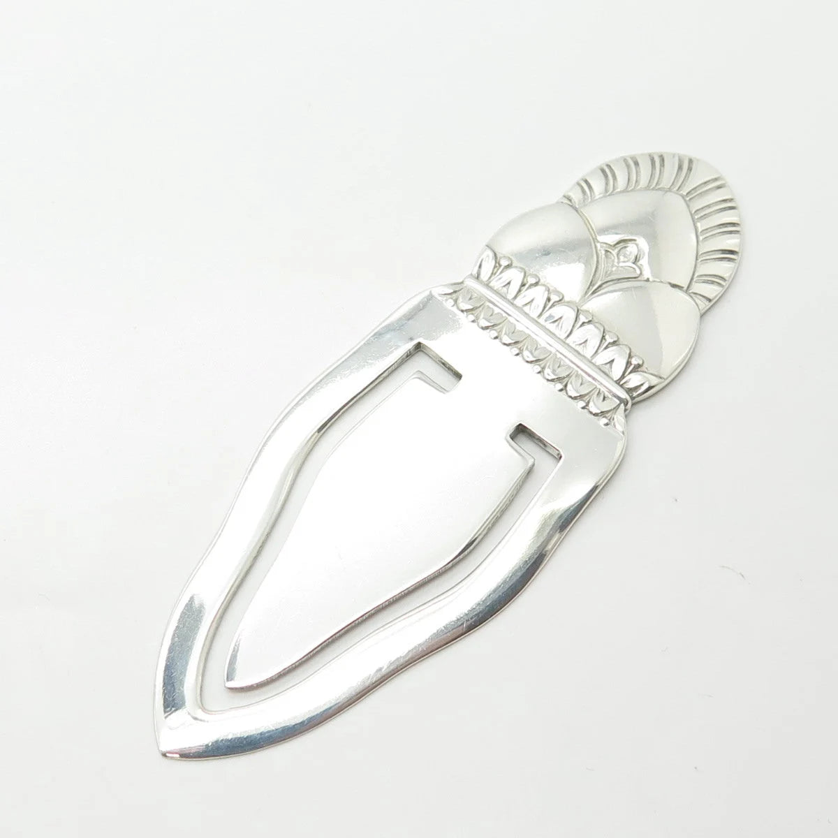 925 Sterling Silver Vintage Tribal Bookmark