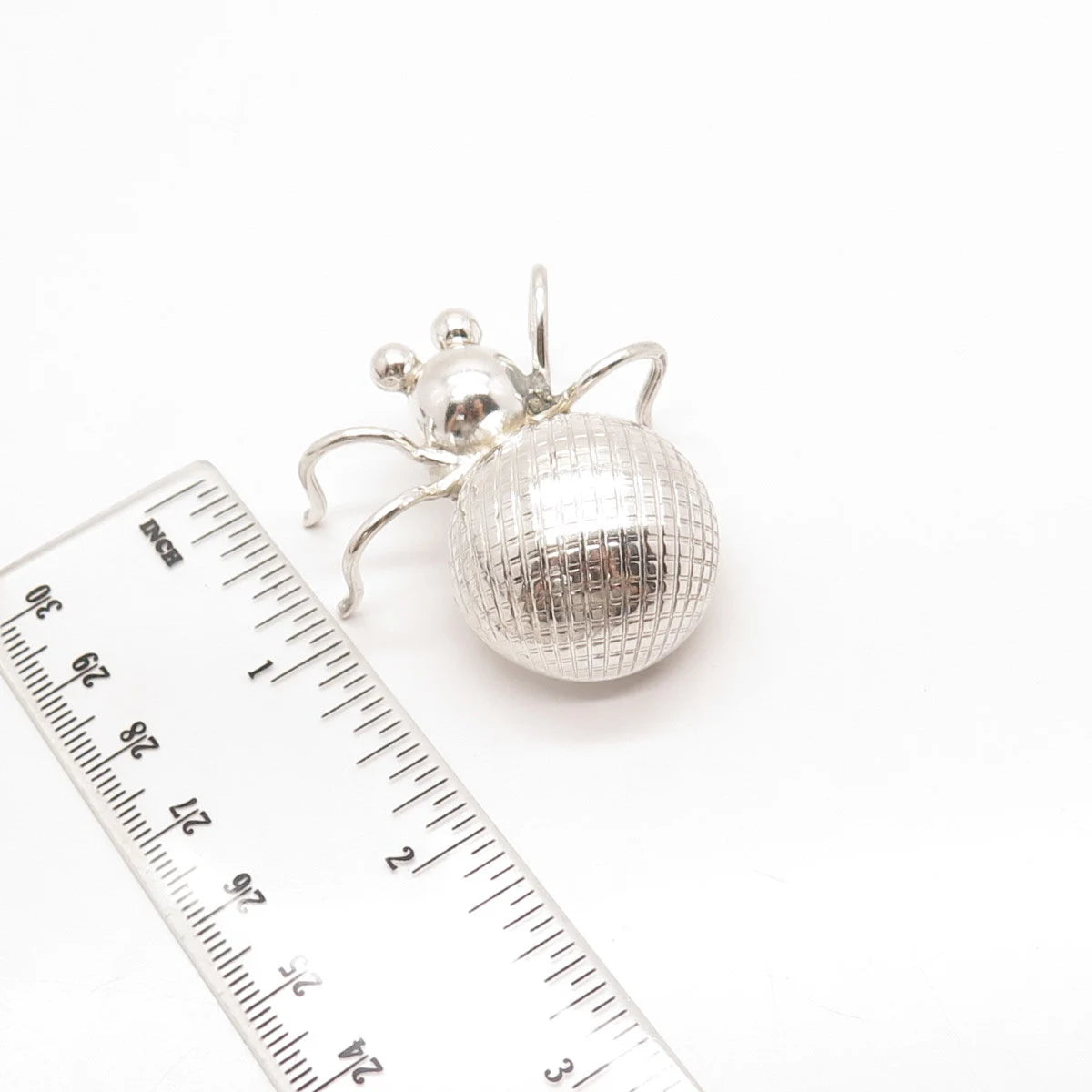 925 Sterling Silver Vintage Mexico Beatle Insect Pin Brooch