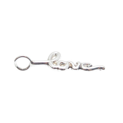 925 Sterling Silver Love Minimalist Charm Pendant