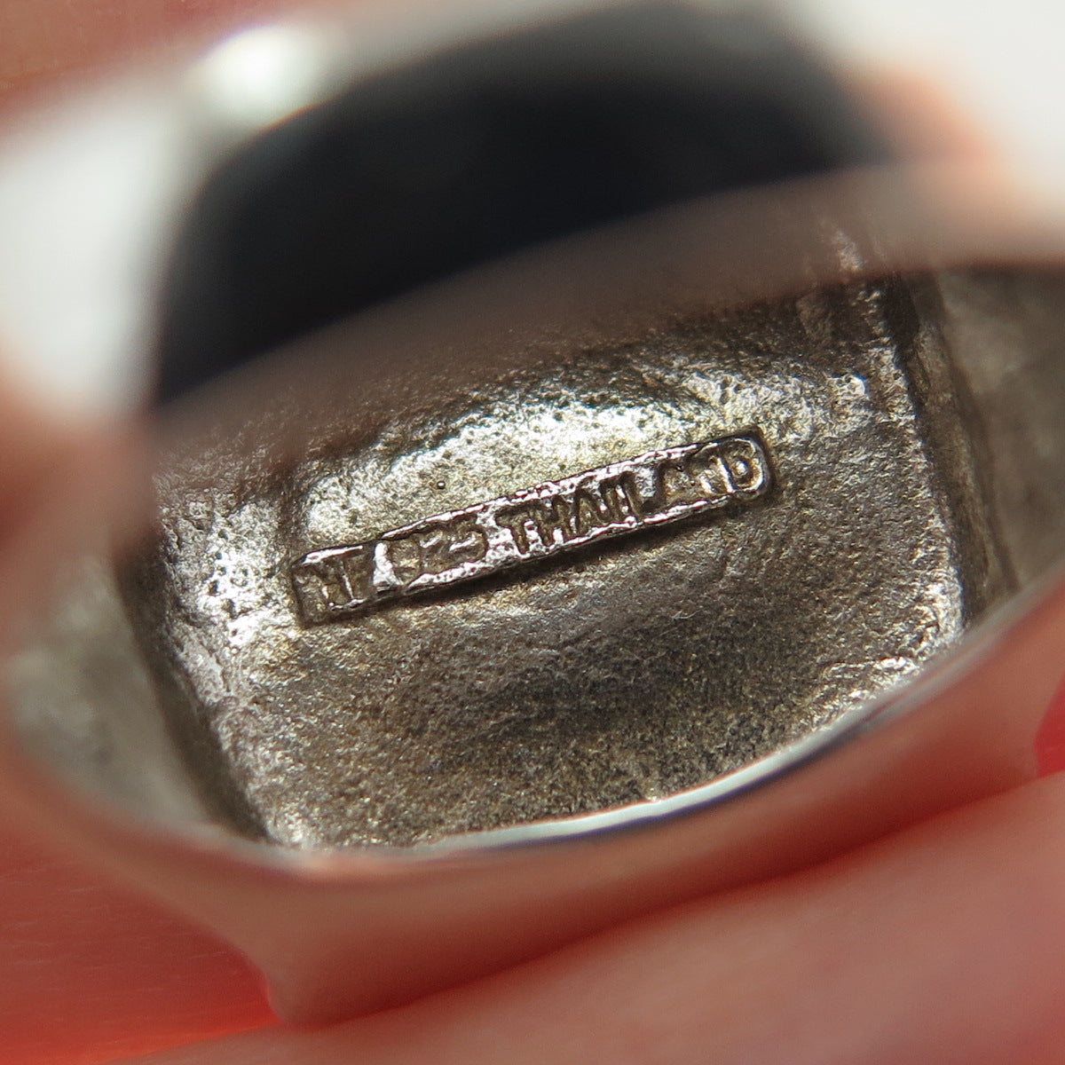 CHAPAL ZENRAY 925 Sterling Silver Vintage Modernist Wavy Ring Size 8.25