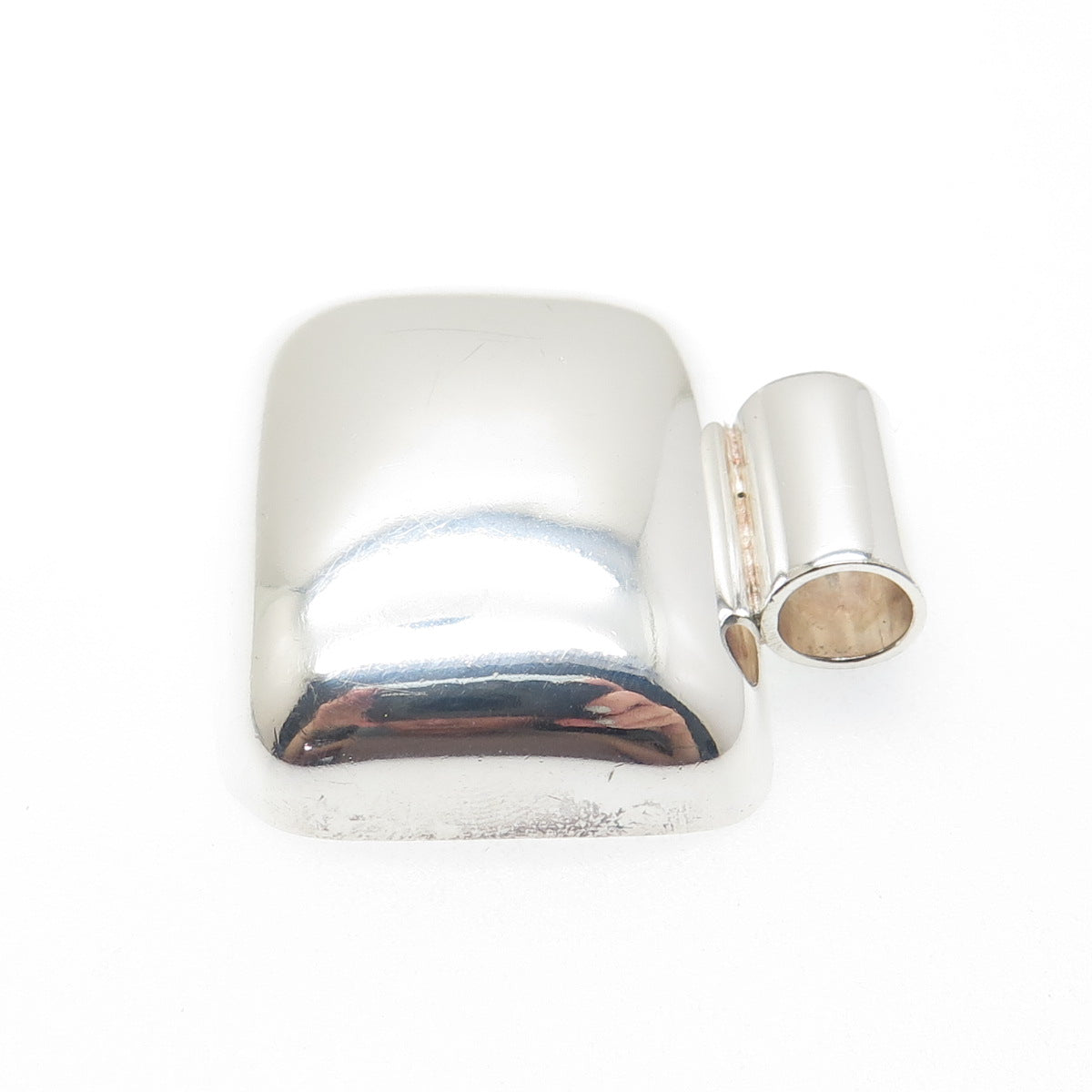 MWS Mark Wasserman Samara Sterling Silver Vintage Mexico Modernist Slide Pendant
