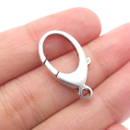 925 Sterling Silver Vintage Bracelet & Necklace Lobster Claw Lock Clasp