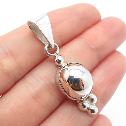 925 Sterling Silver Beaded Pendant