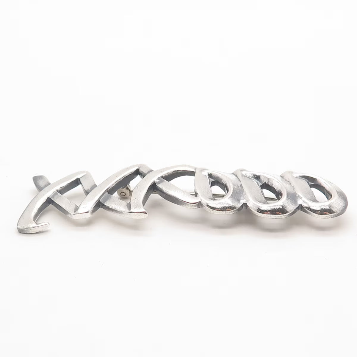 925 Sterling Silver Vintage Mexico "XO" Hugs & Kisses Pin Brooch