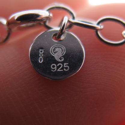 925 Sterling Silver 2-Tone Round-Cut C Z Floral Leaf Cable Chain Necklace 16-18"