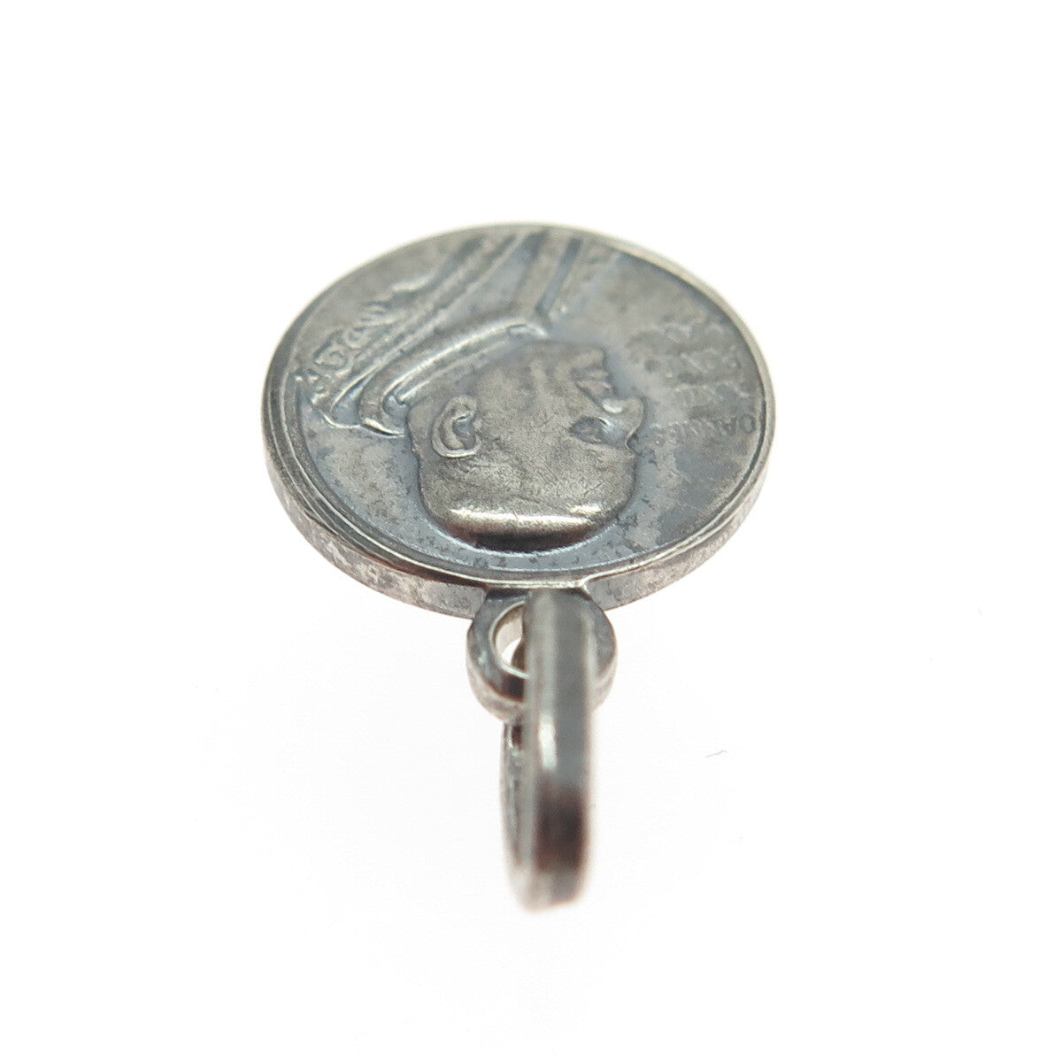 800 Silver Vintage Joannes XXIII Pont Max. Religious Pendant