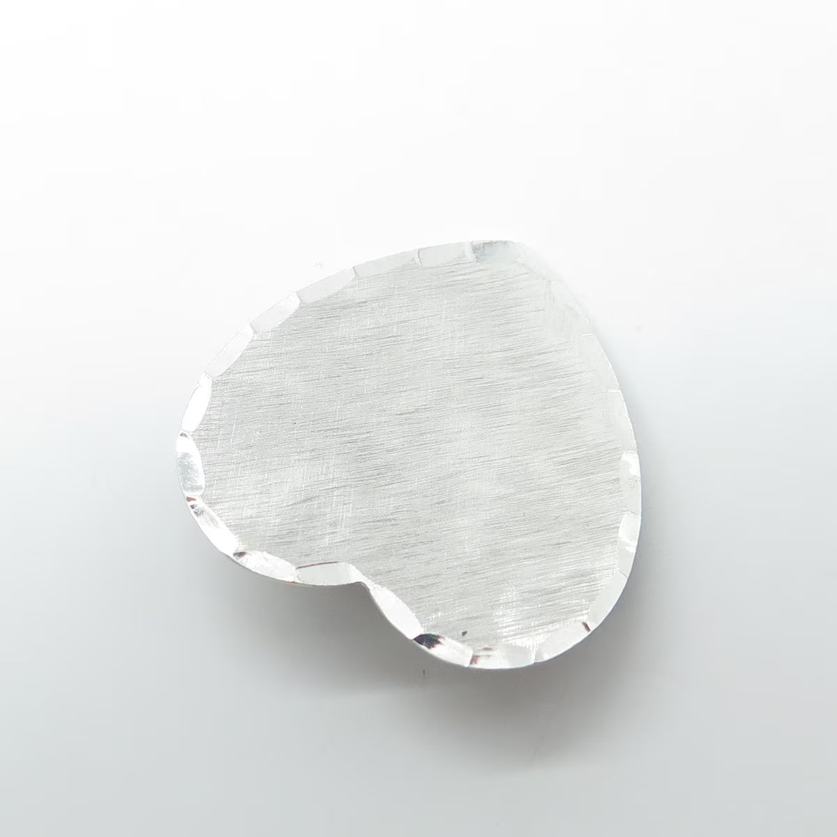Beau 925 Sterling Silver Vintage Textured Heart Pin Brooch