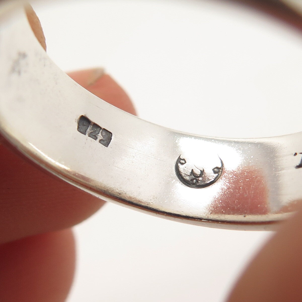 925 Sterling Silver Vintage S.S.I "Faith" Band Ring Size 12.5