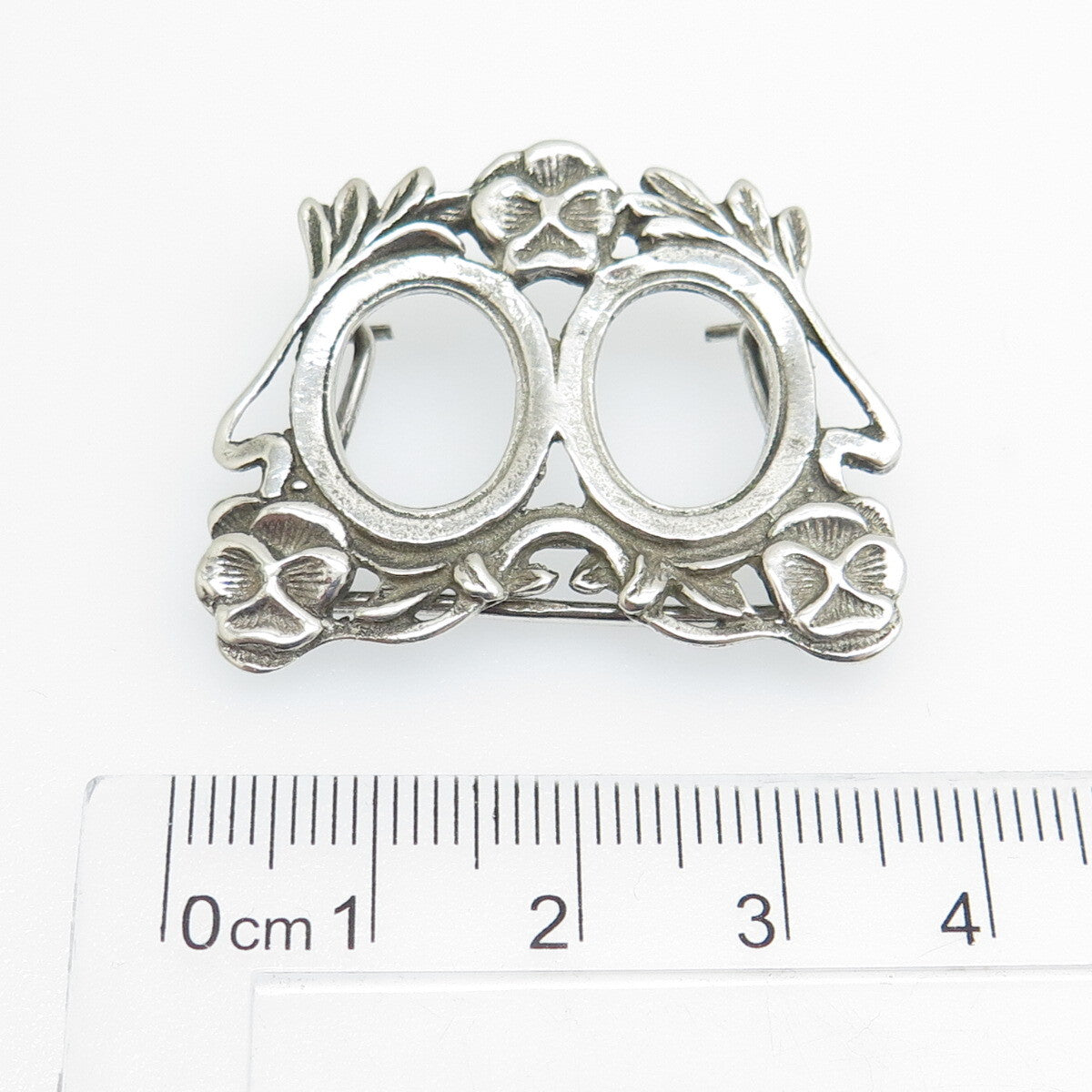 925 Sterling Silver Vintage Doll Picture Frame