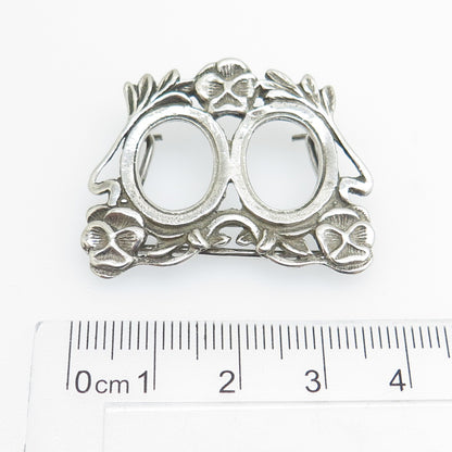 925 Sterling Silver Vintage Doll Picture Frame