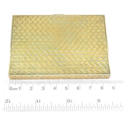 TIFFANY & CO. 925 Sterling Silver Gold Filled Vintage Italy Card Case Holder