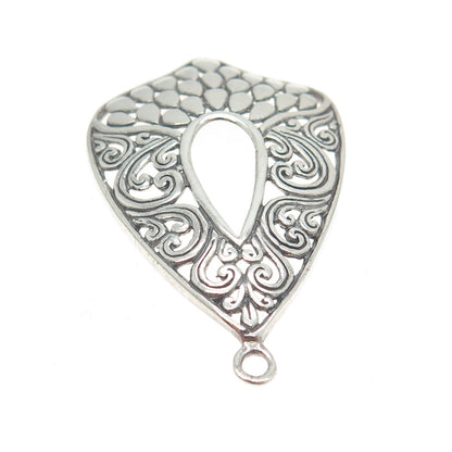 ATI 925 Sterling Silver Vintage Ornate Pendant