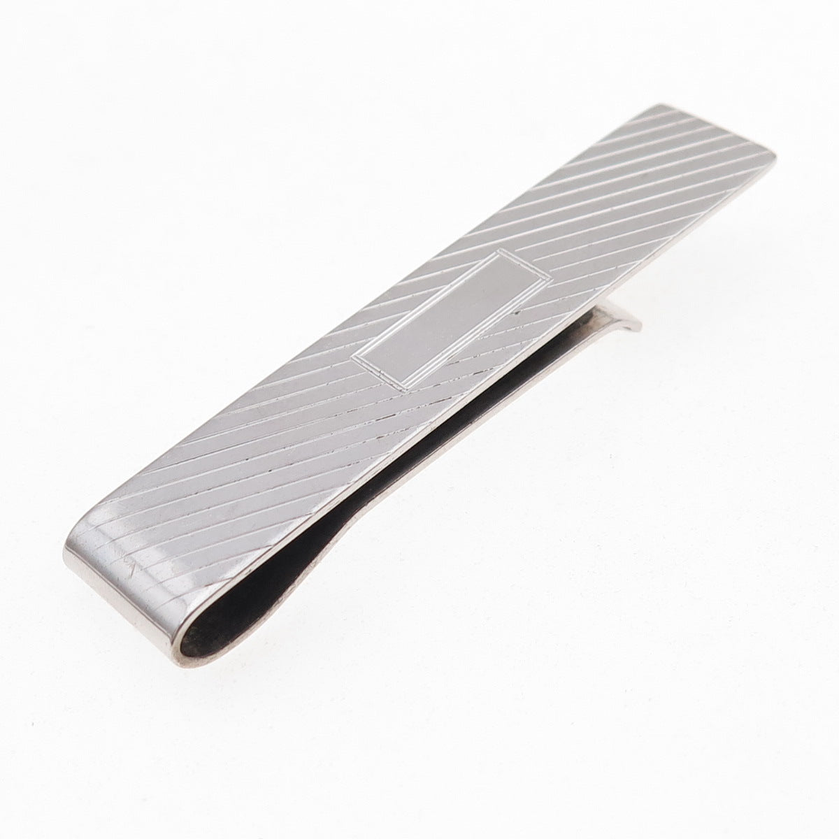 Simmons 925 Sterling Silver Antique Art Deco Tie Clip