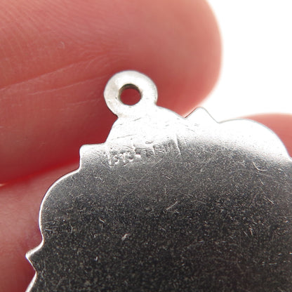 TOWN & COUNTRY 925 Sterling Silver Vintage Graduation Day Charm Pendant