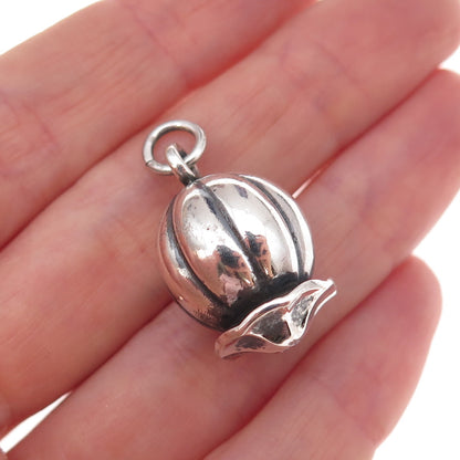 Georg Jensen 925 Sterling Silver Vintage Denmark Air Balloon 3D Charm Pendant