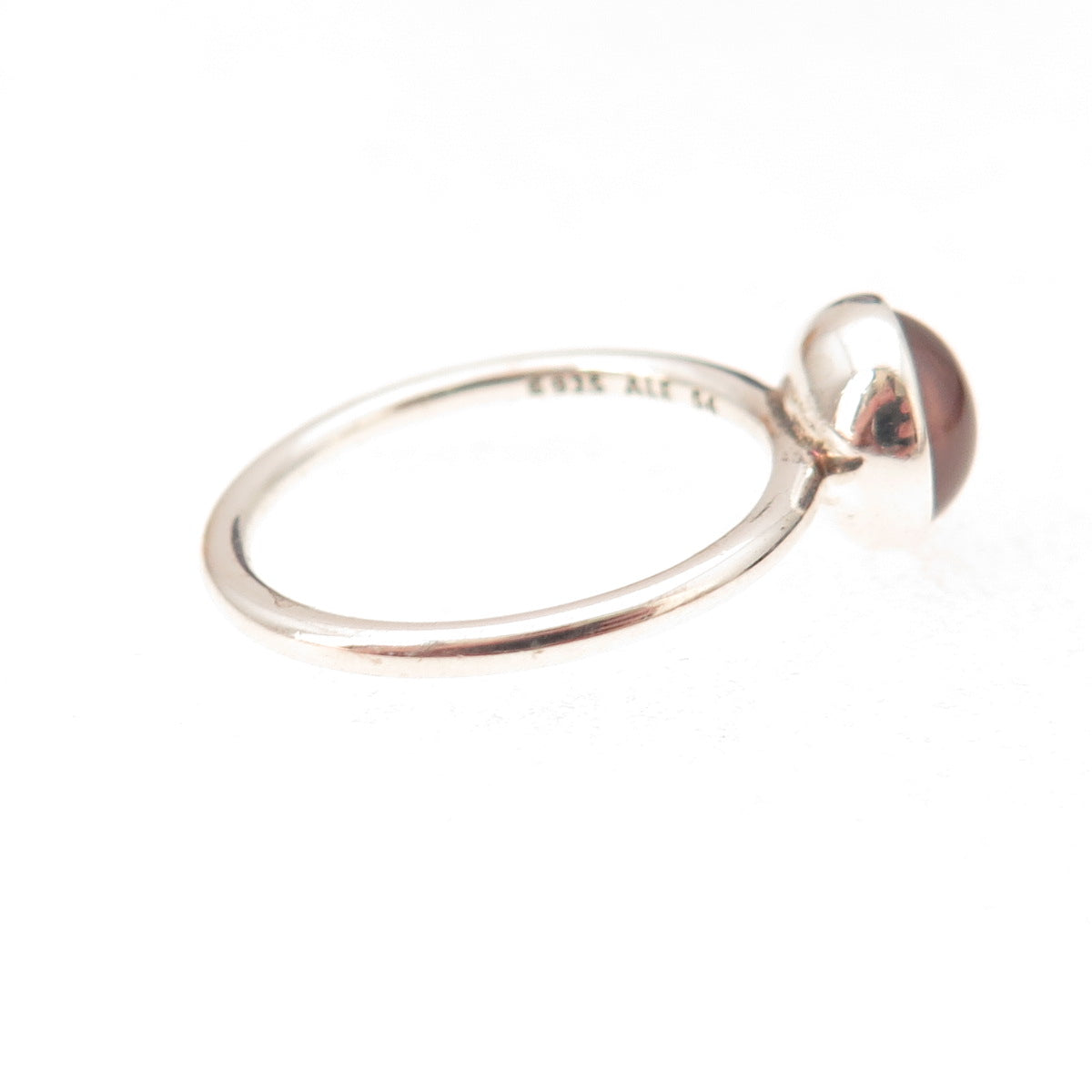 Pandora 925 Sterling Silver Rose Crystal Poetic Droplet Ring Size 6.75