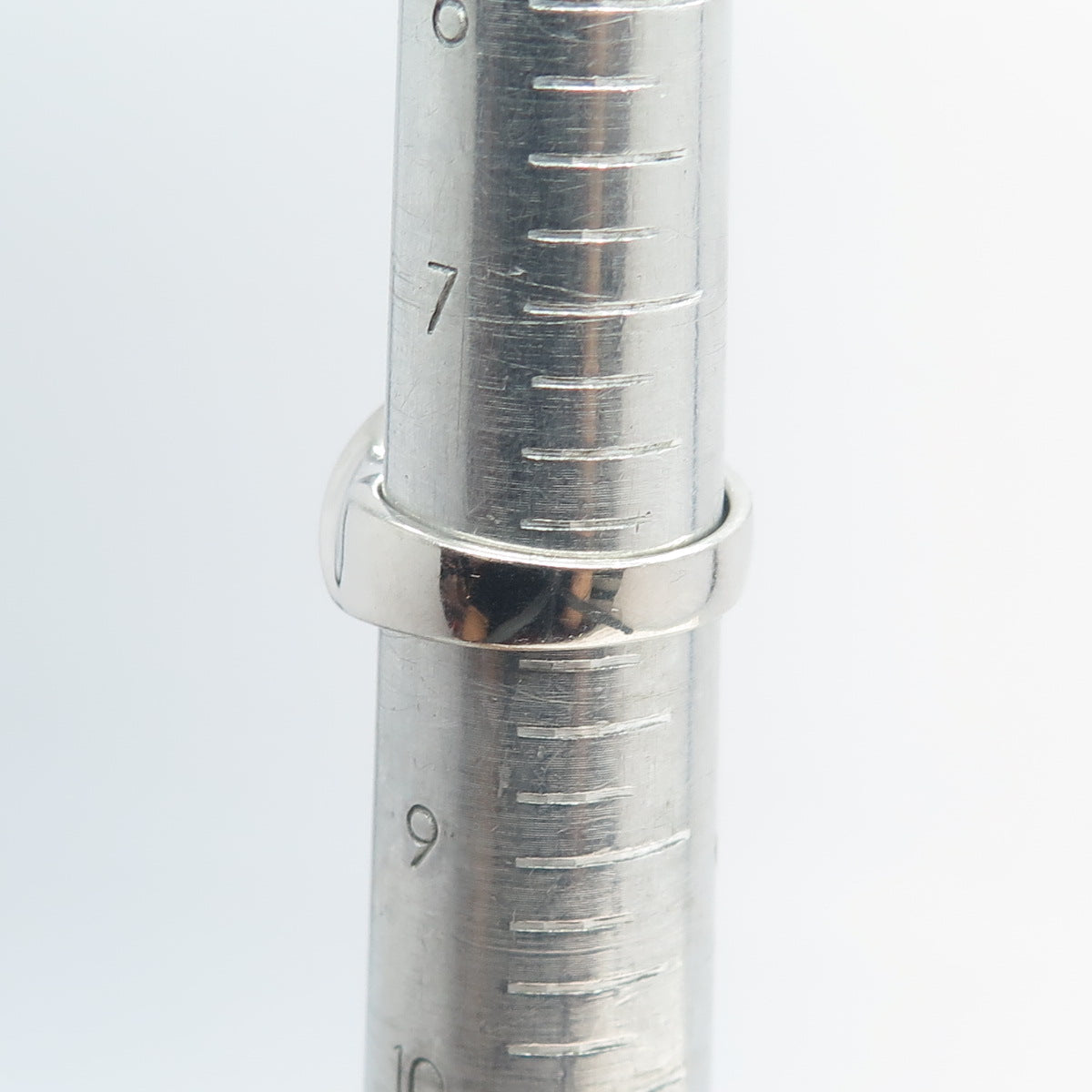 925 Sterling Silver Pave C Z Ring Size 8.25