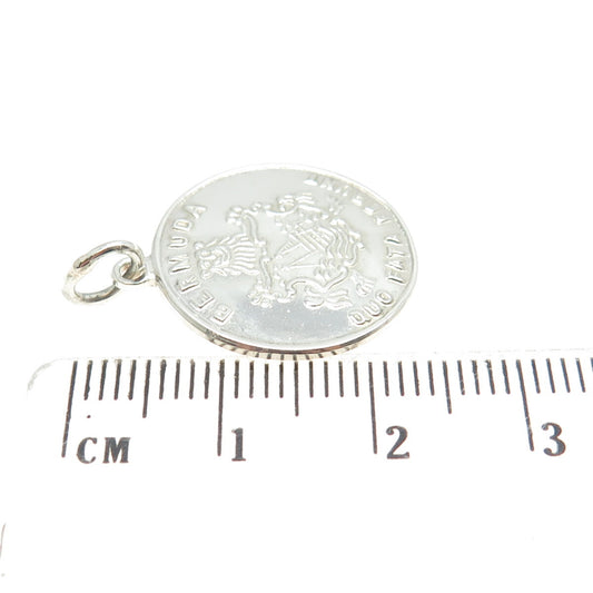 PAYTON, PEPPER & SONS LTD 925 Sterling Silver Vintage Birmingham Bermuda Pendant
